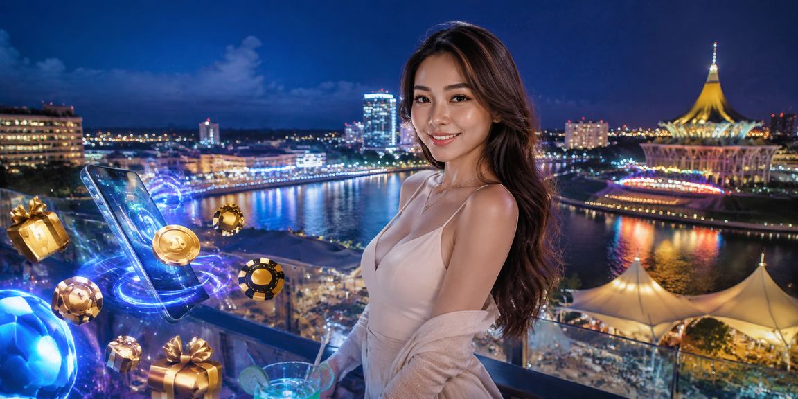 Pemain Kuching menikmati sesi pertaruhan dalam talian dari telefon bimbit